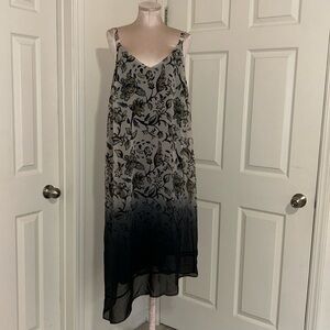 Lane Bryant maxi dress spaghetti strap sundress summer long dress